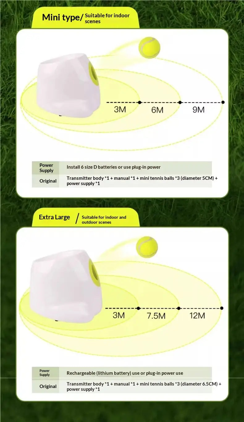 Dog Toy Tennis Ball Pet Ball-Throwing Automatic Launcher