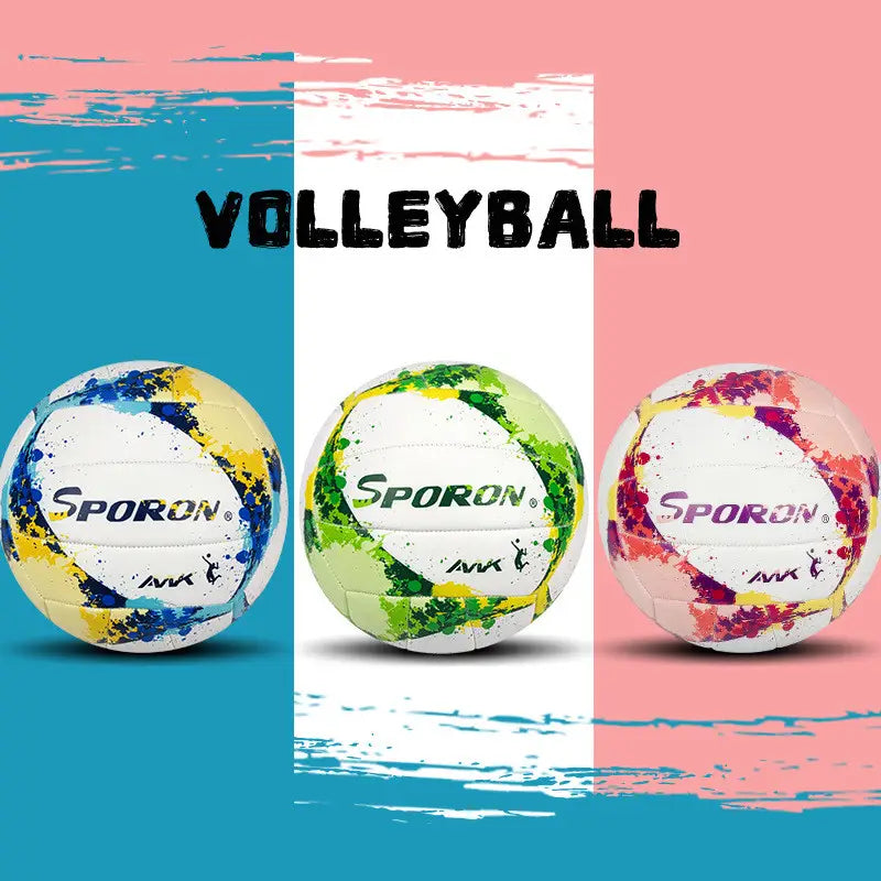 Children's Soft Training Volleyball pink and blue