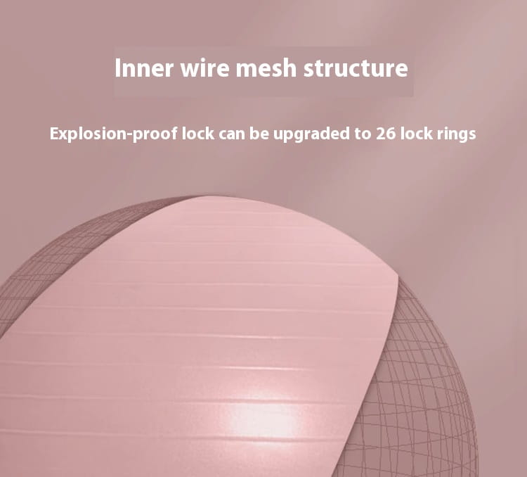 Yoga ball in bright color
