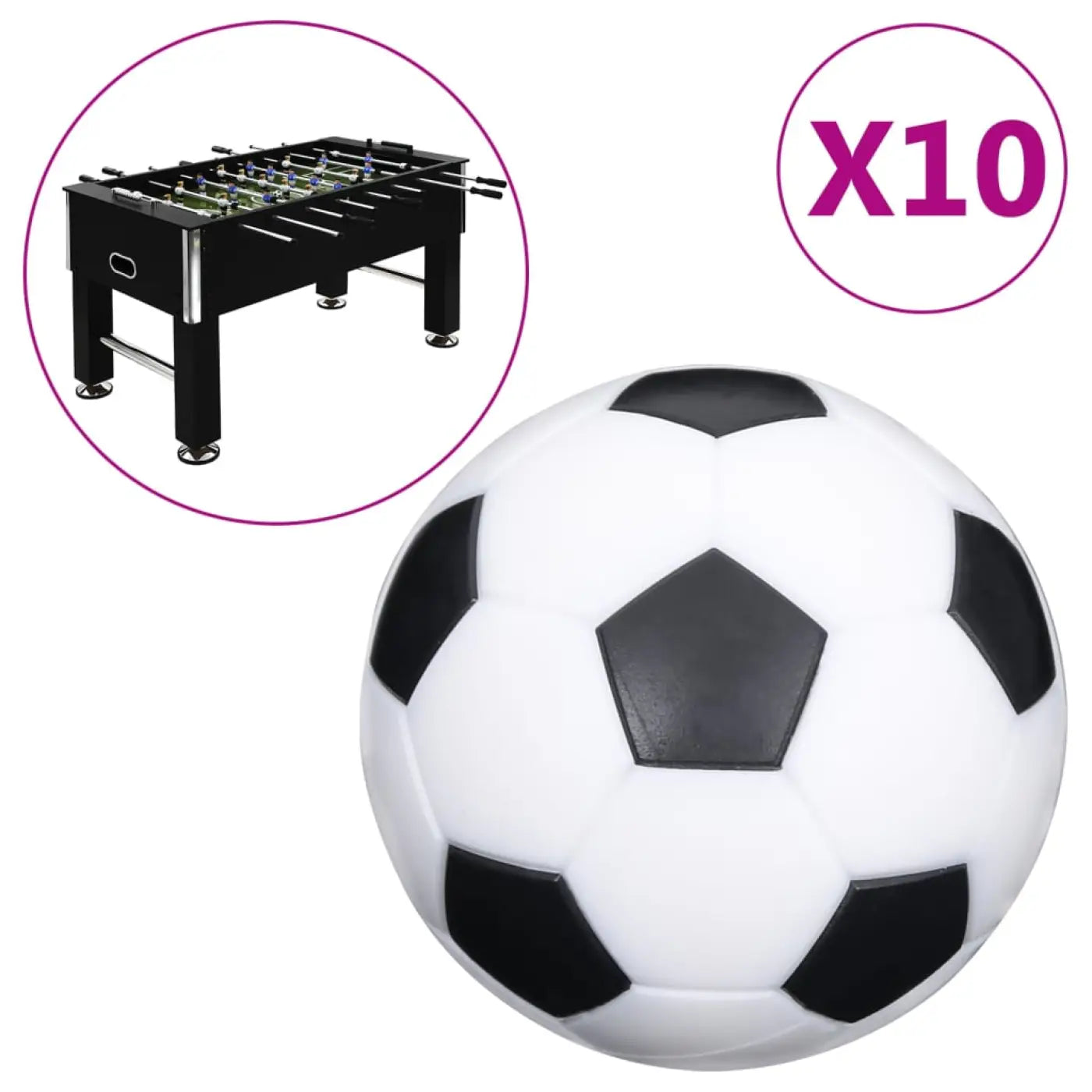 The Ball Depot tennis table balls: 1/10pc Foosballs