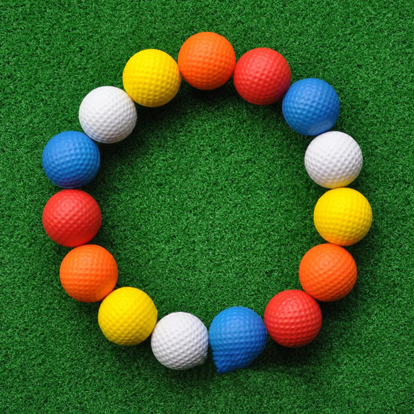 The Ball Depot foam golf balls: 1/12/50pc Lightweight Foam Golf Balls