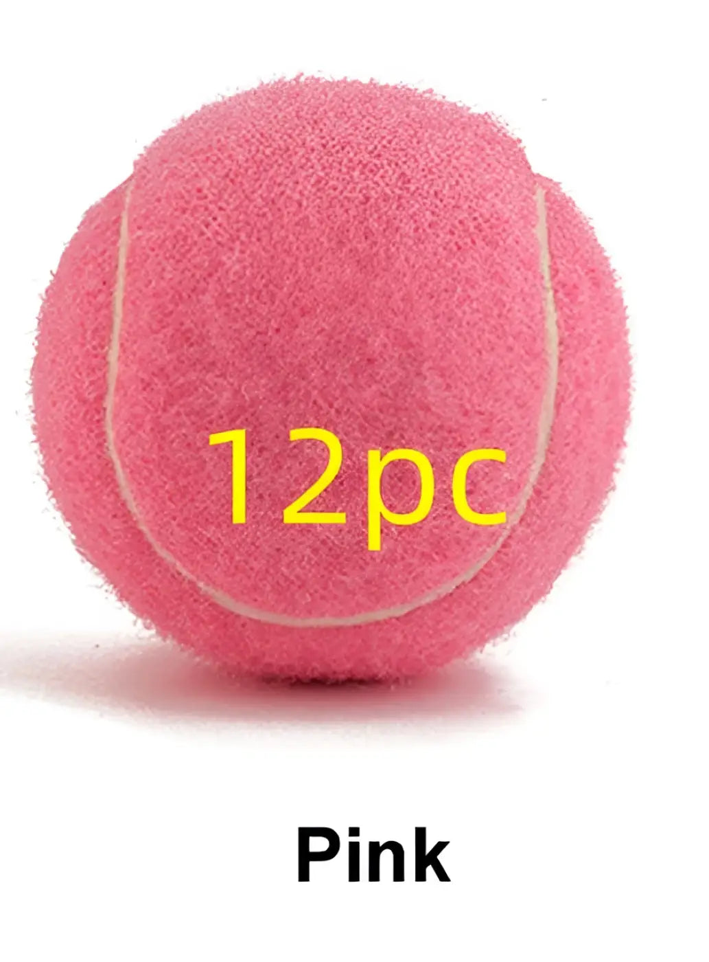 The Ball Depot dog ball: 1/12 pc Bite-resistant Dog Tennis Ball