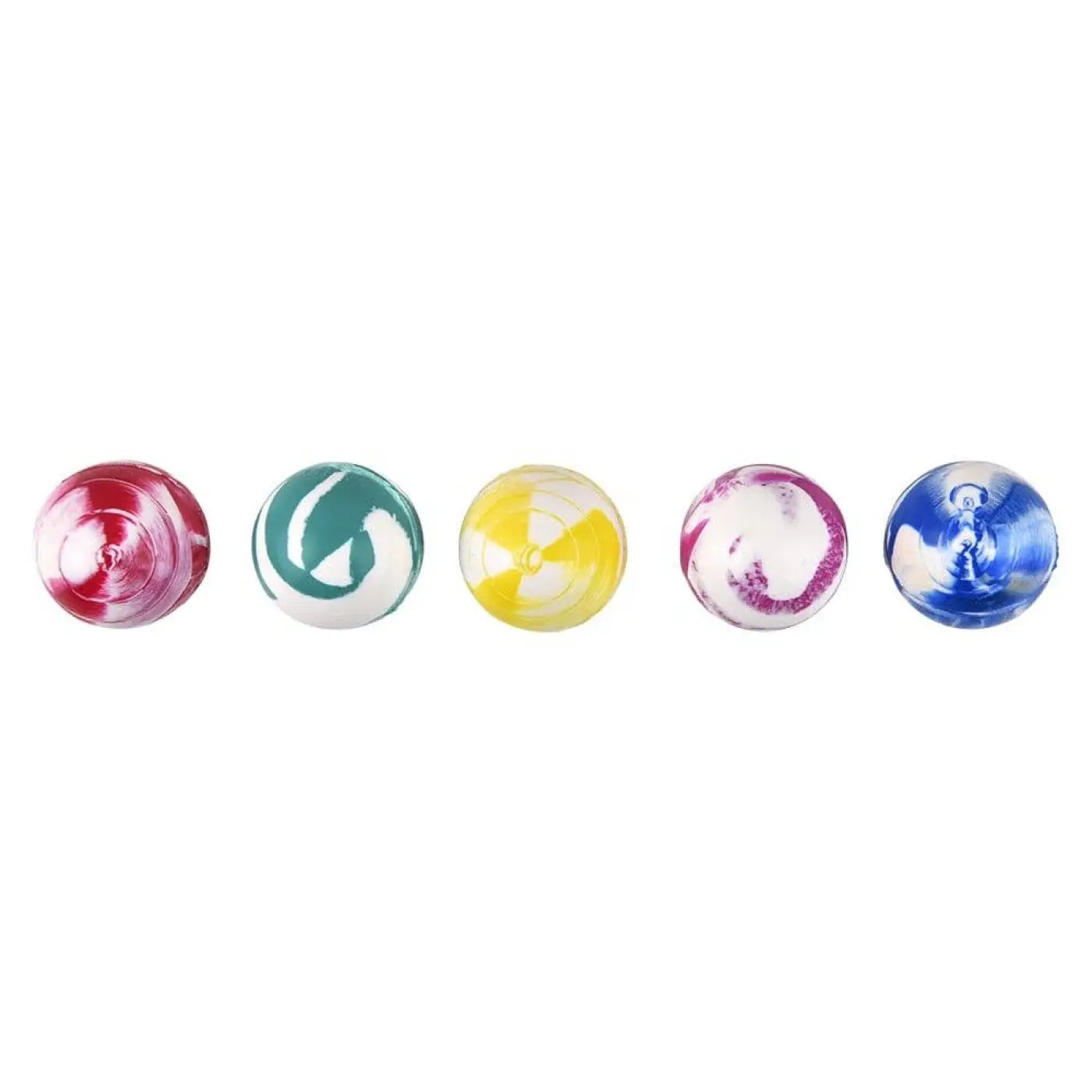 La Luna Bella - Toys bouncy ball: 1"(27mm) Hi-Bounce Balls - 5 pack Assortment