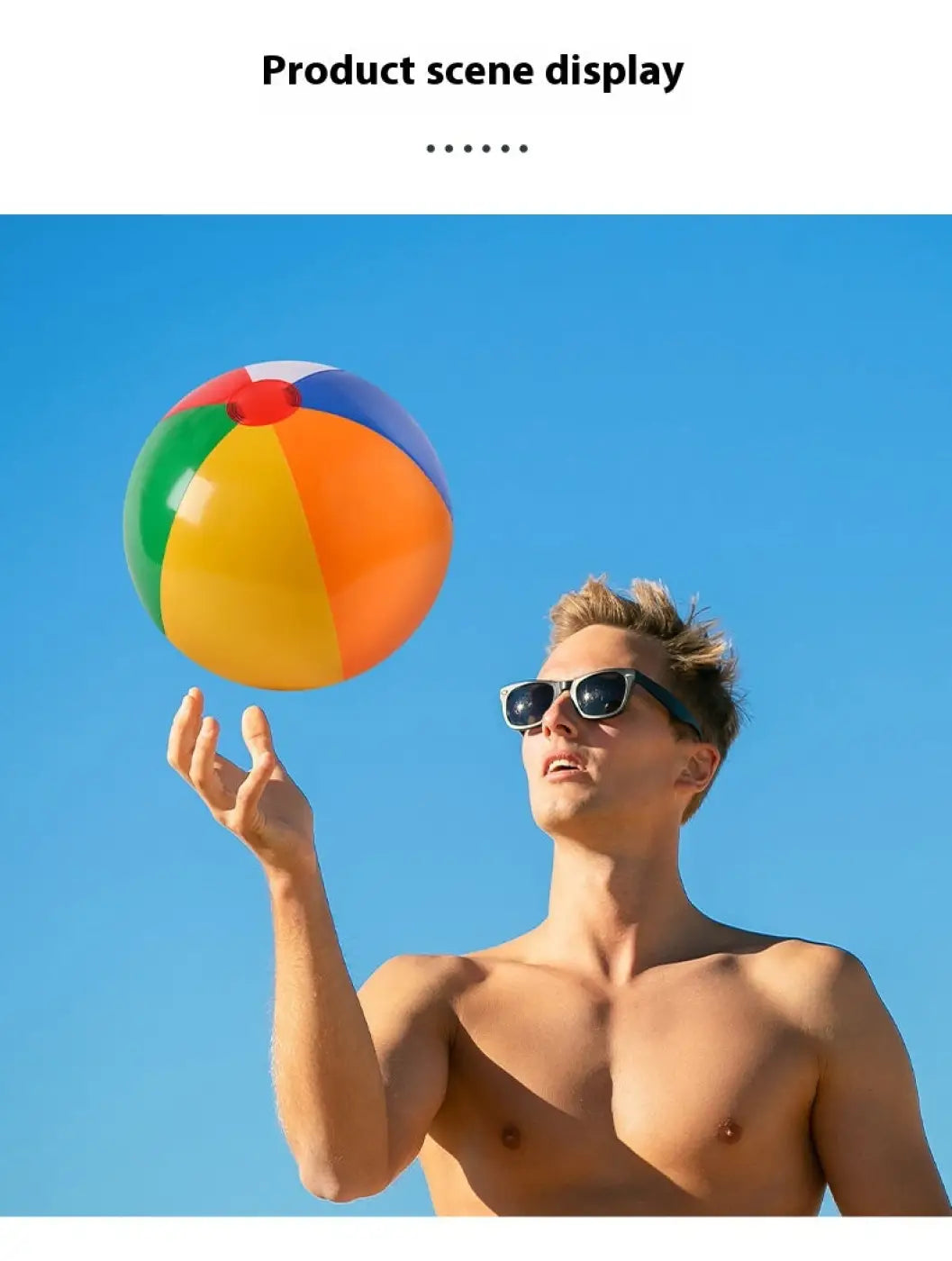 The Ball Depot beach ball: 1/3/5pc Six-color Beach Ball