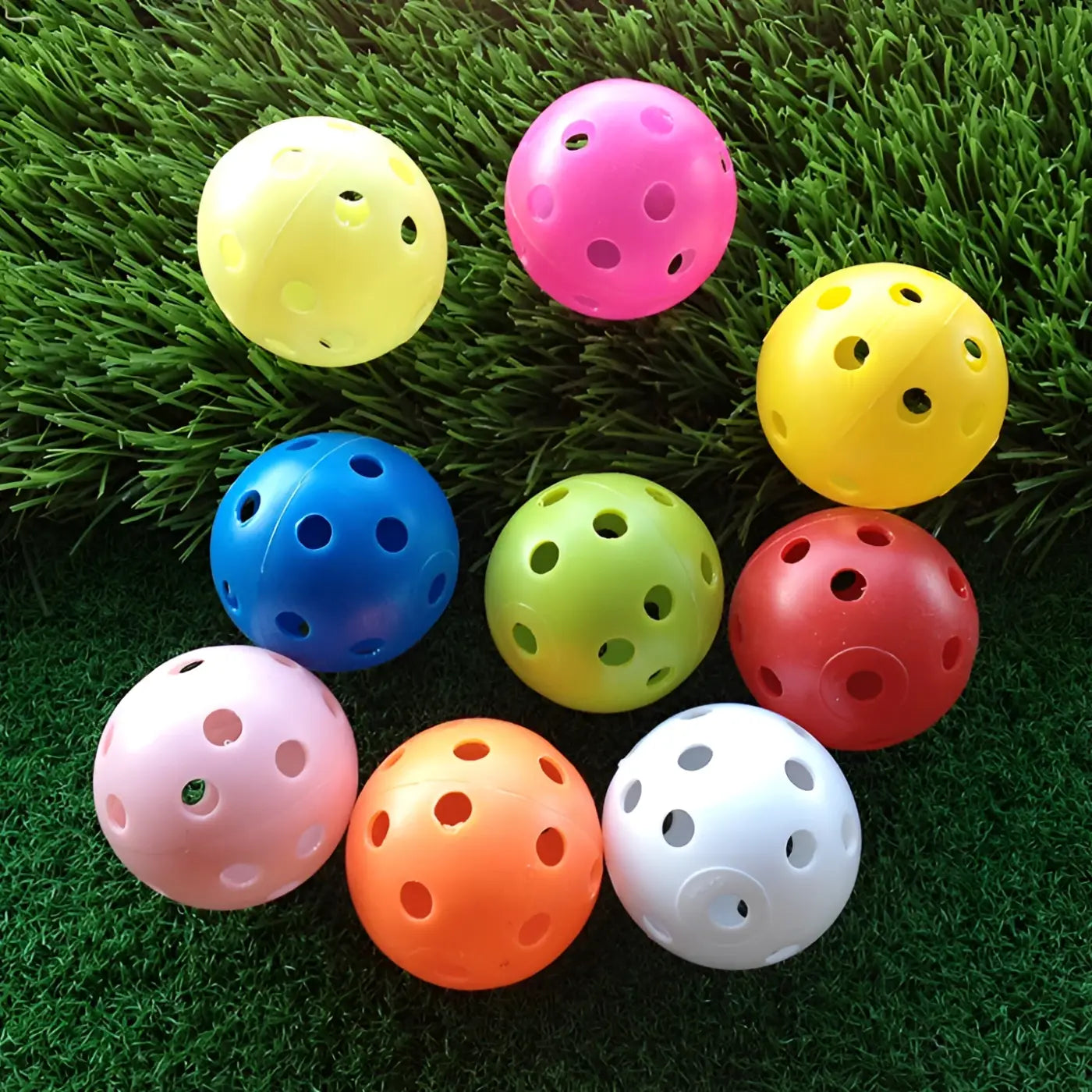 The Ball Depot hollow golf balls: 1/35pc Hollow Coloured Golf Balls