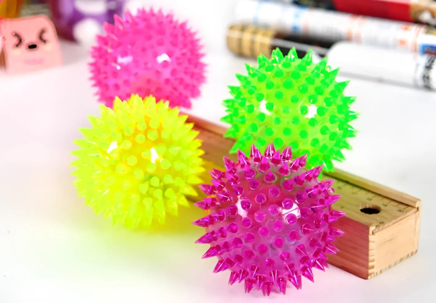 The Ball Depot novelty ball: 1/3pc Glowing Sea Urchin Pet Ball