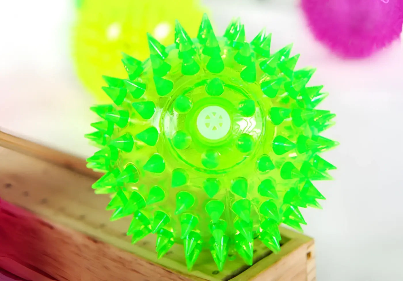 The Ball Depot novelty ball: 1/3pc Glowing Sea Urchin Pet Ball