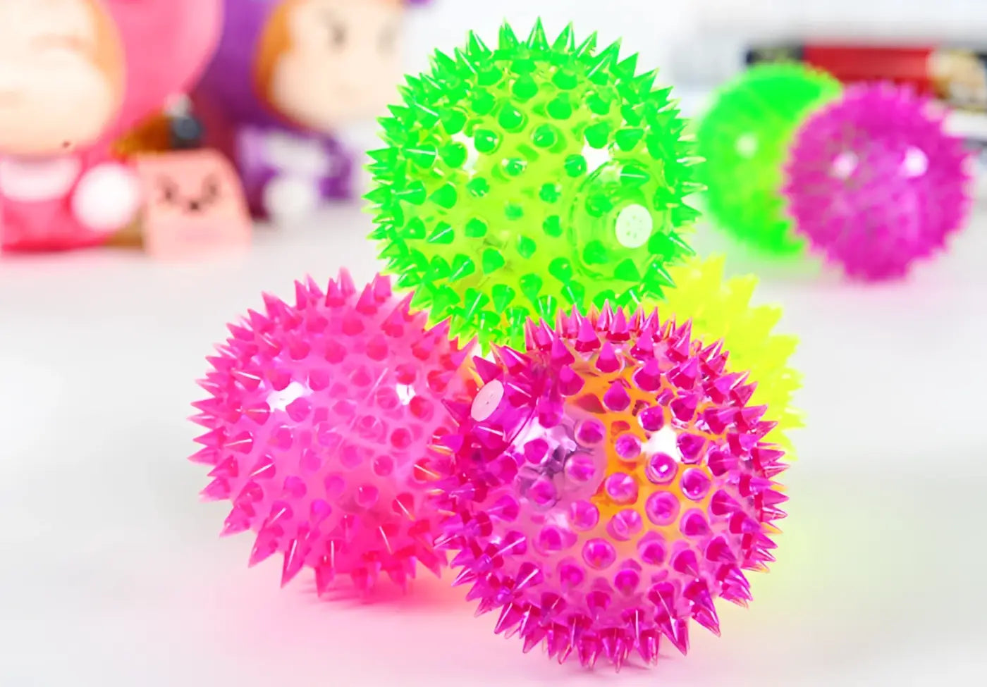 The Ball Depot novelty ball: 1/3pc Glowing Sea Urchin Pet Ball