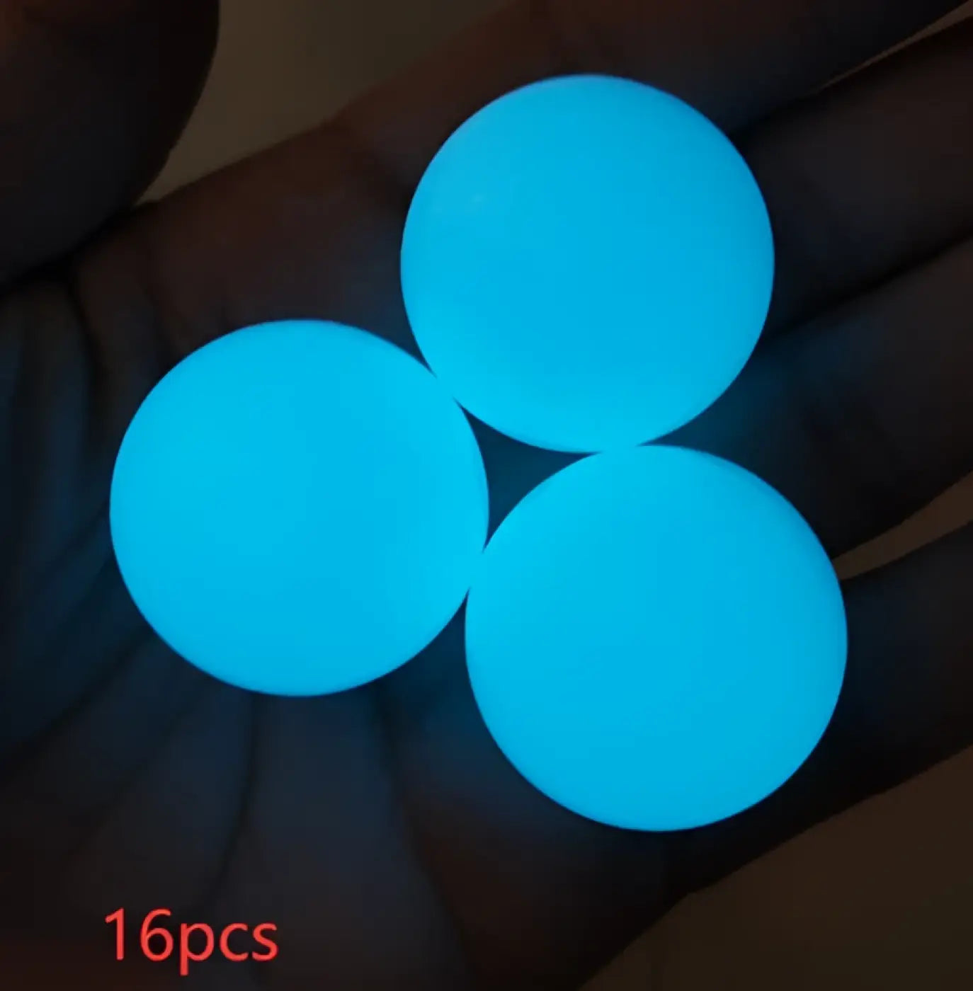 The Ball Depot novelty sticky balls: 1/4pc Glow-In-The-Dark Sticky Balls