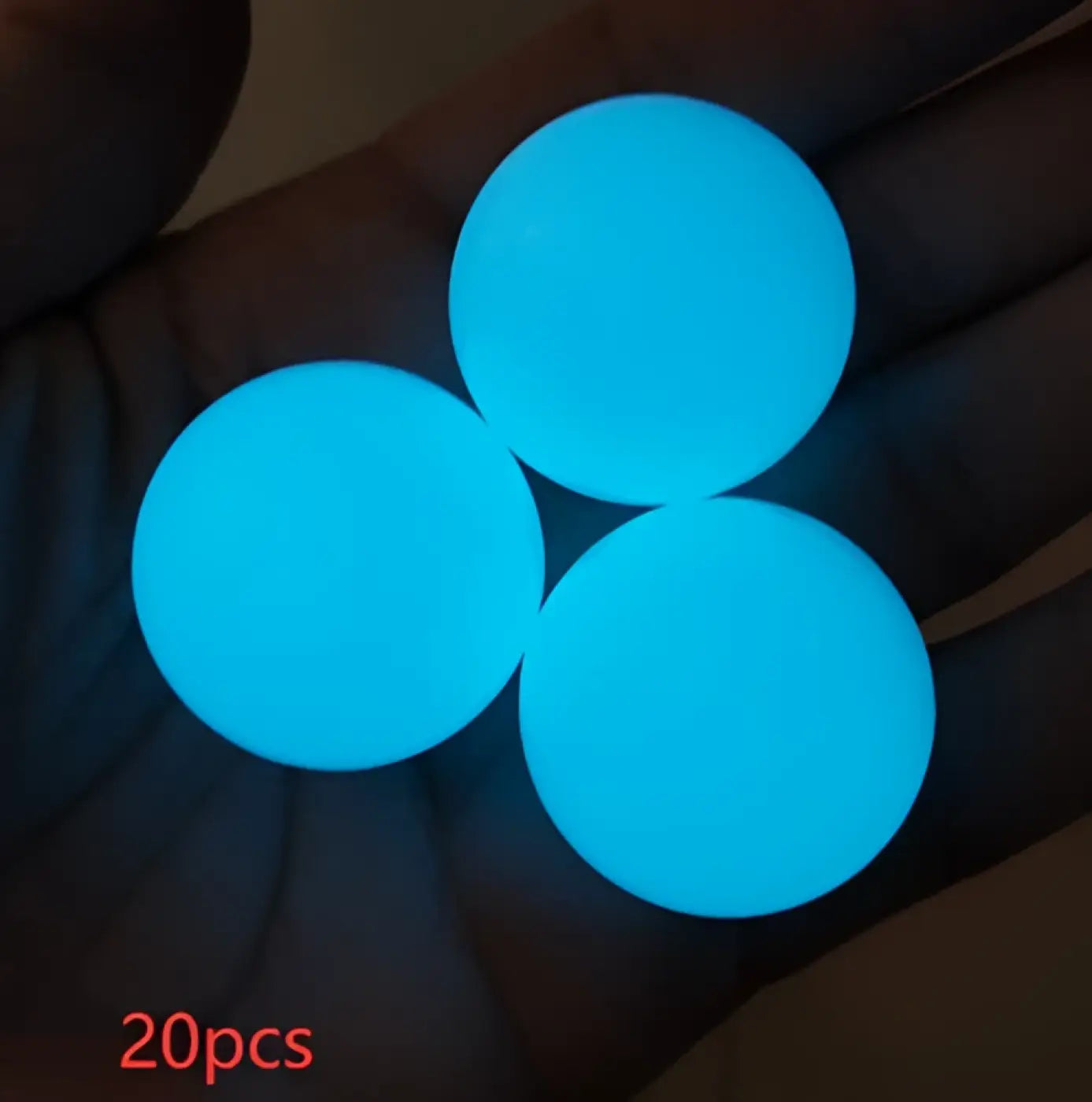 The Ball Depot novelty sticky balls: 1/4pc Glow-In-The-Dark Sticky Balls