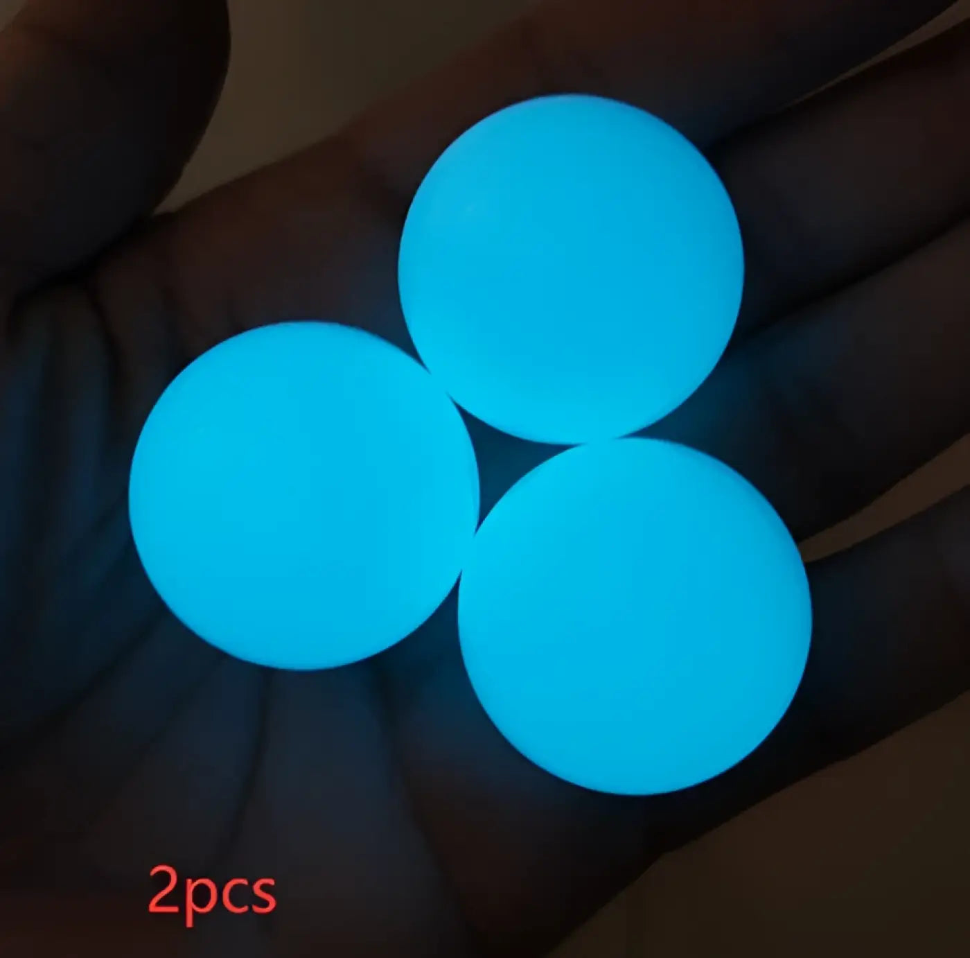 The Ball Depot novelty sticky balls: 1/4pc Glow-In-The-Dark Sticky Balls