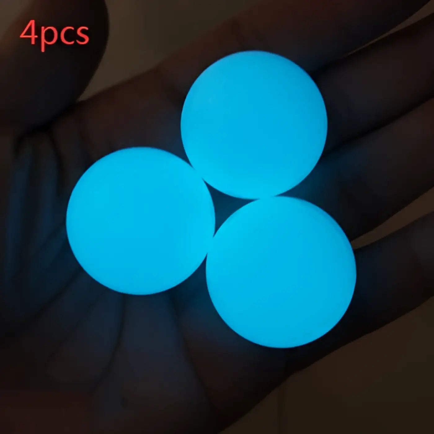 The Ball Depot novelty sticky balls: 1/4pc Glow-In-The-Dark Sticky Balls