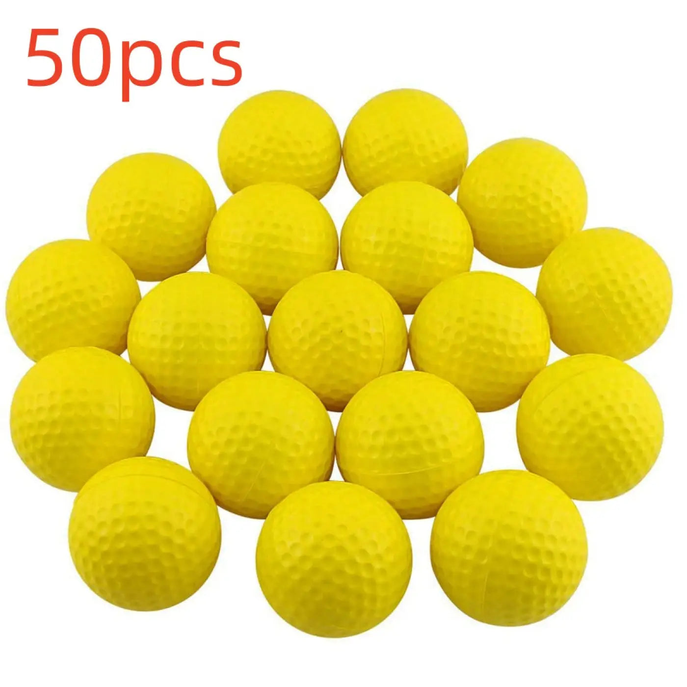 The Ball Depot foam golf balls: 1/50 pc Golf Sponge Ball
