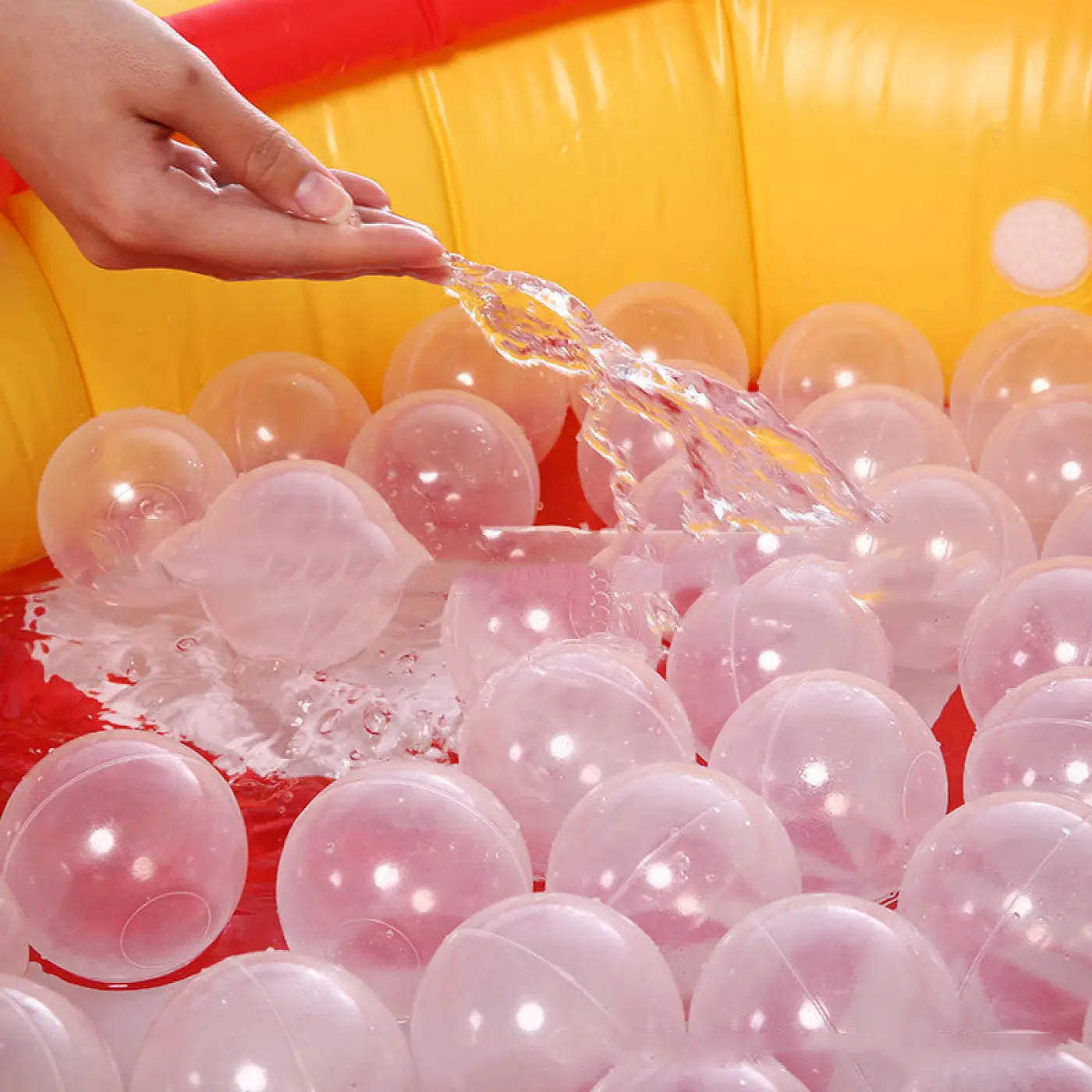 The Ball Depot playground balls: 1/50 pc Transparent Crystal Plastic Ball Ocean