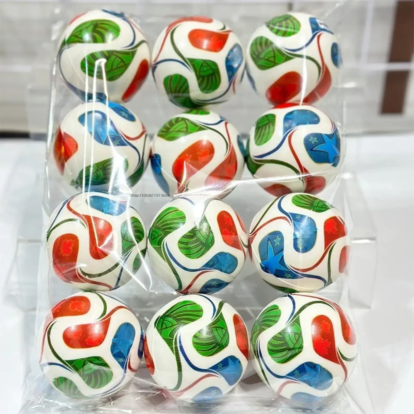 The Ball Depot novelty soccer ball: 1/6/12/24 pc Soccer Merchandise Elastic Balls
