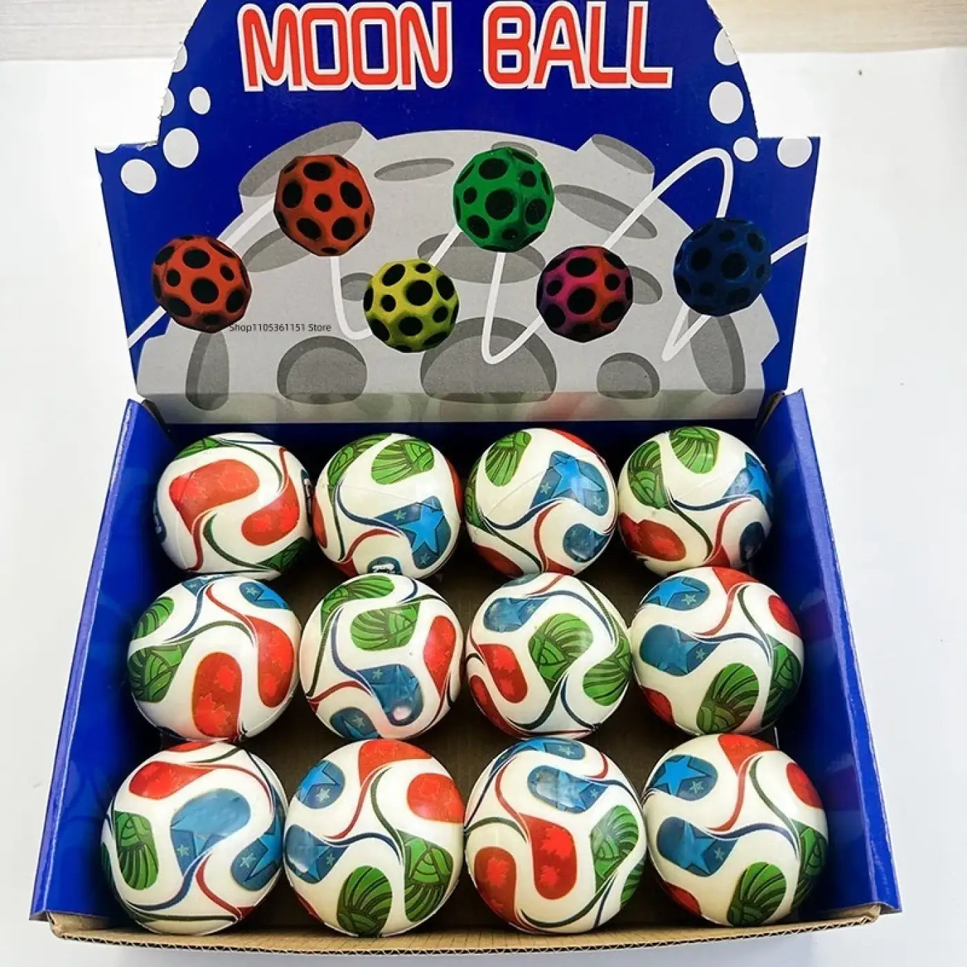 The Ball Depot novelty soccer ball: 1/6/12/24 pc Soccer Merchandise Elastic Balls