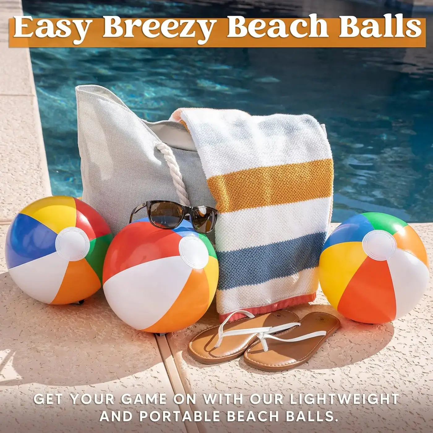 The Ball Depot beach ball: 10/20pc Rainbow Beach Balls