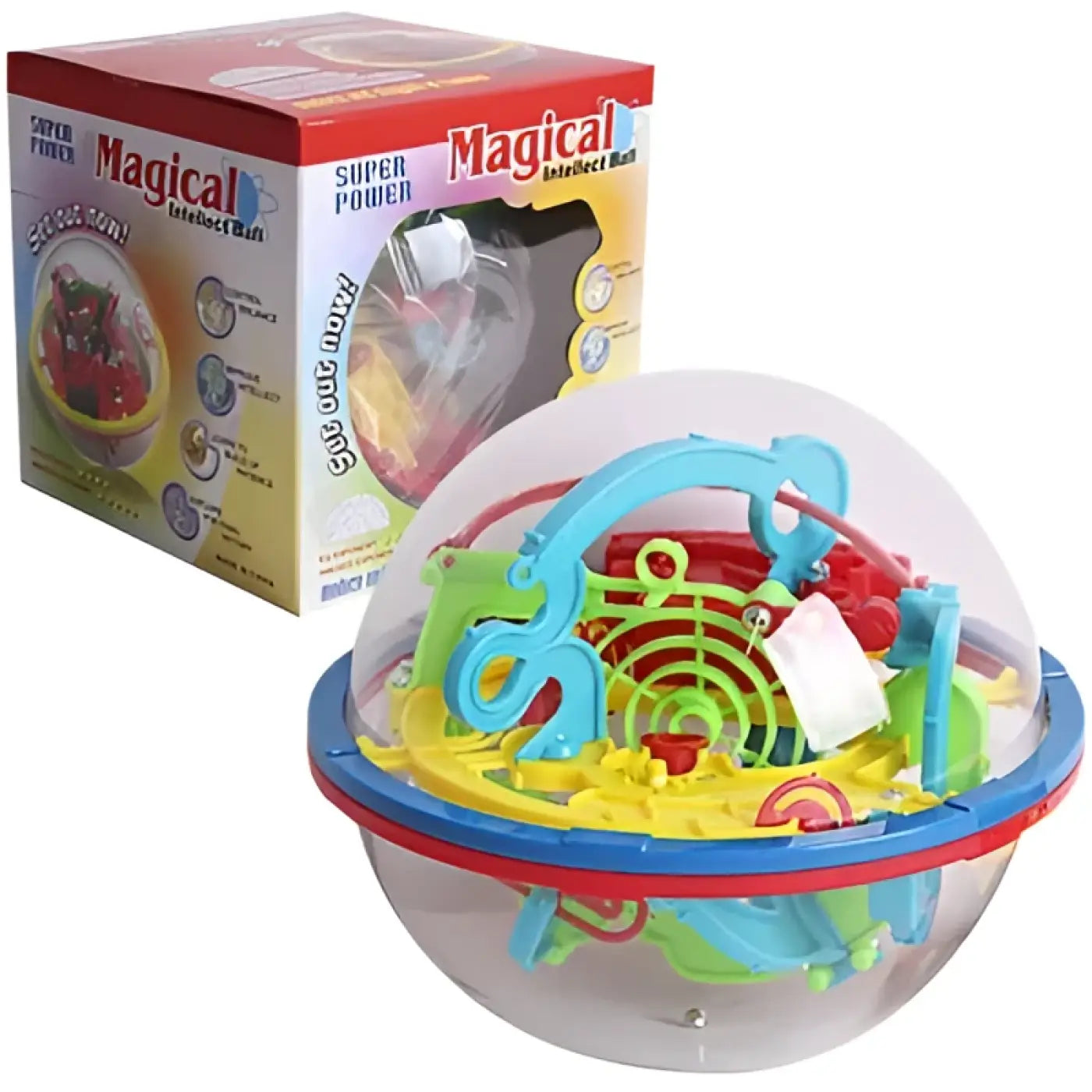 The Ball Depot puzz: 100/208/299 Steps 3D Maze Ball Game