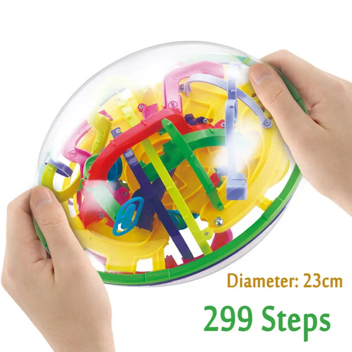 The Ball Depot puzz: 100/208/299 Steps 3D Maze Ball Game