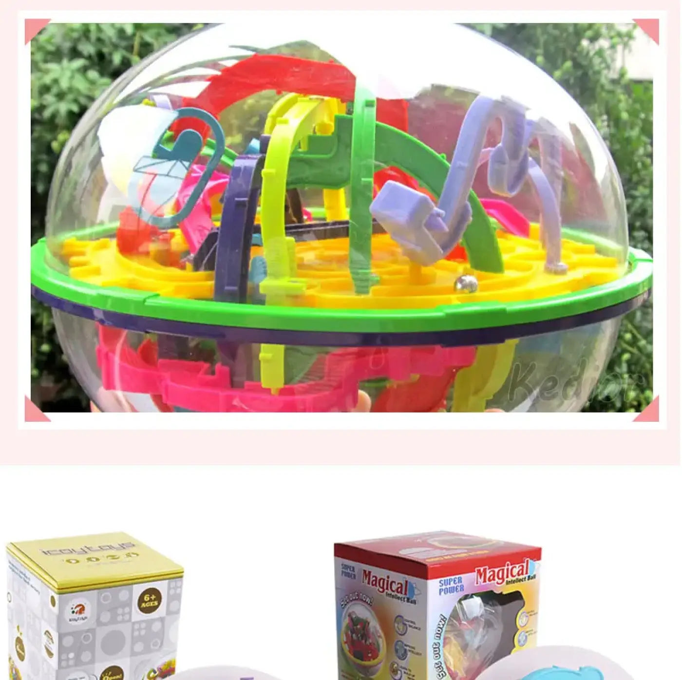 The Ball Depot puzz: 100/208/299 Steps 3D Maze Ball Game