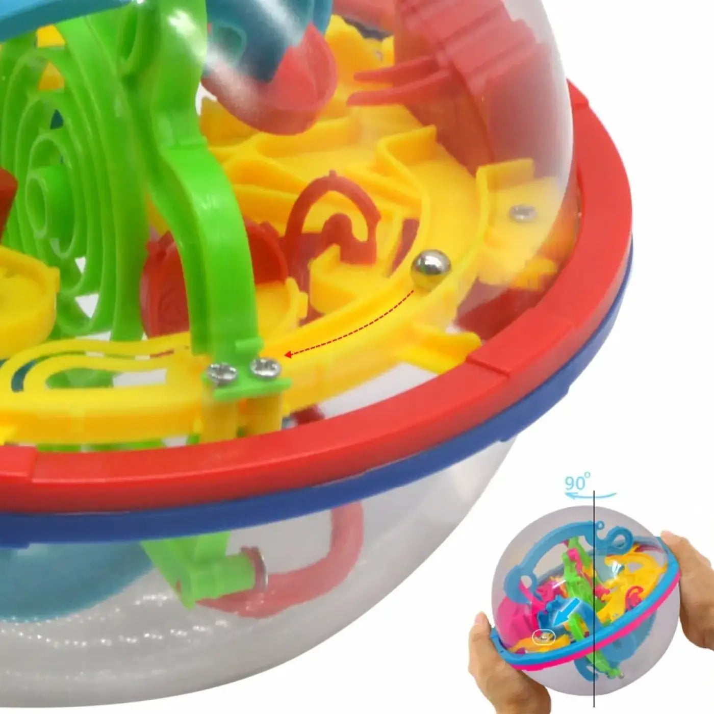 The Ball Depot puzz: 100/208/299 Steps 3D Maze Ball Game