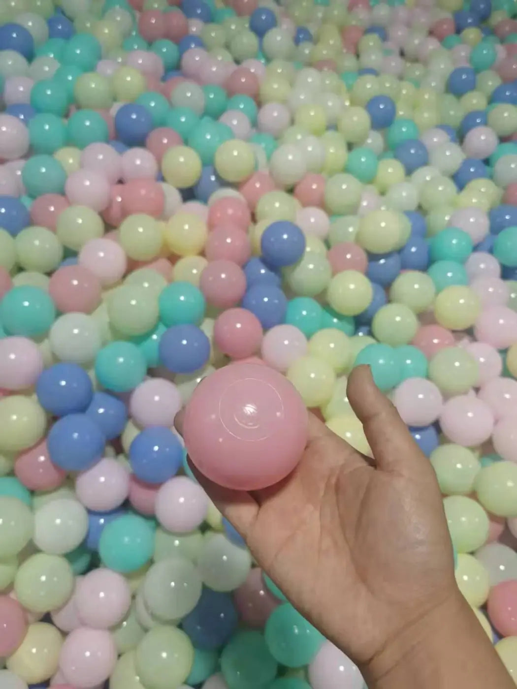 The Ball Depot playground balls: 100pcs Children's Paradise Color Macaron Thickened Marine Ball