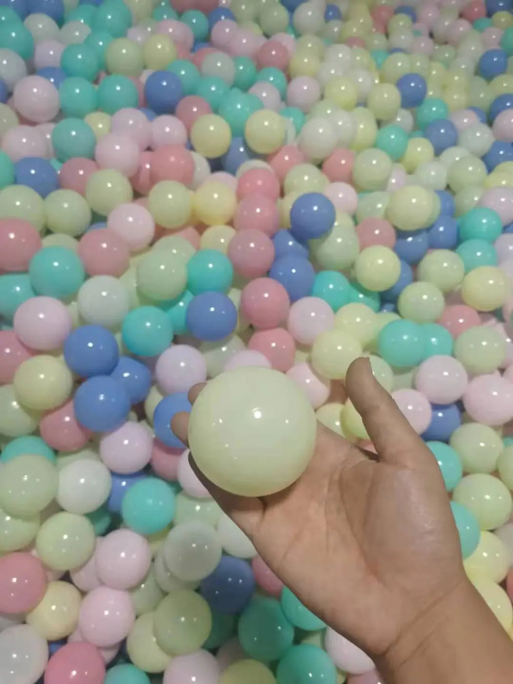 The Ball Depot playground balls: 100pcs Children's Paradise Color Macaron Thickened Marine Ball