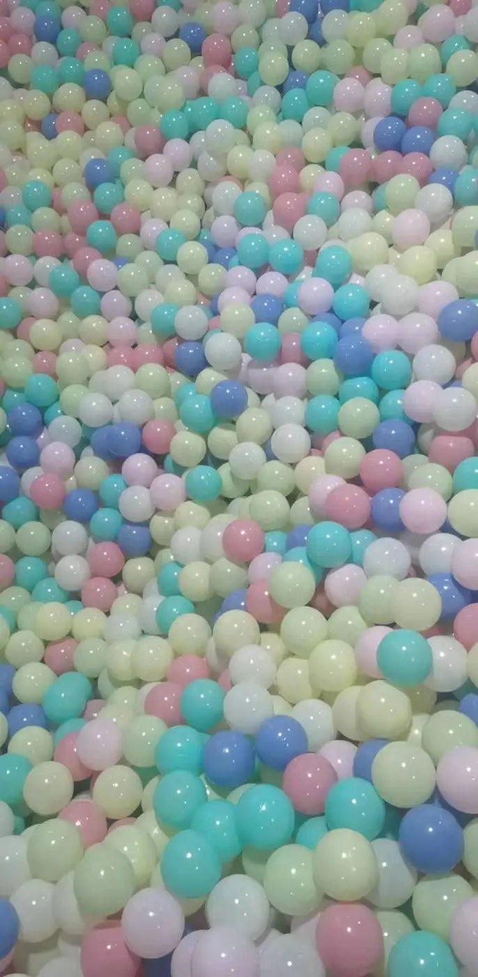The Ball Depot playground balls: 100pcs Children's Paradise Color Macaron Thickened Marine Ball