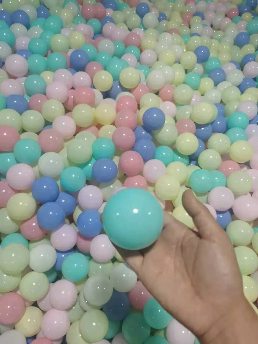The Ball Depot playground balls: 100pcs Children's Paradise Color Macaron Thickened Marine Ball