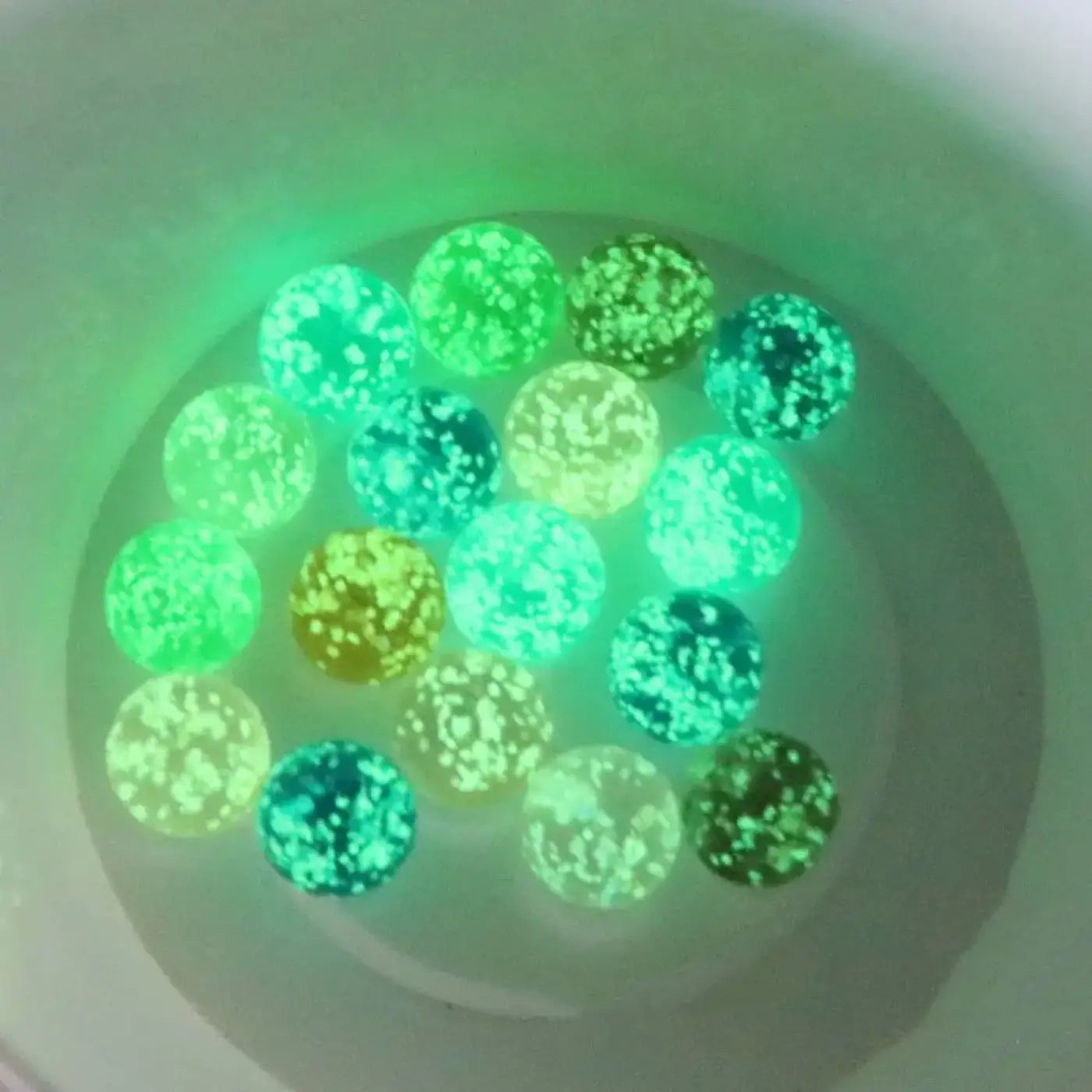 The Ball Depot : 10Pcs Luminous Glass Marble Ball