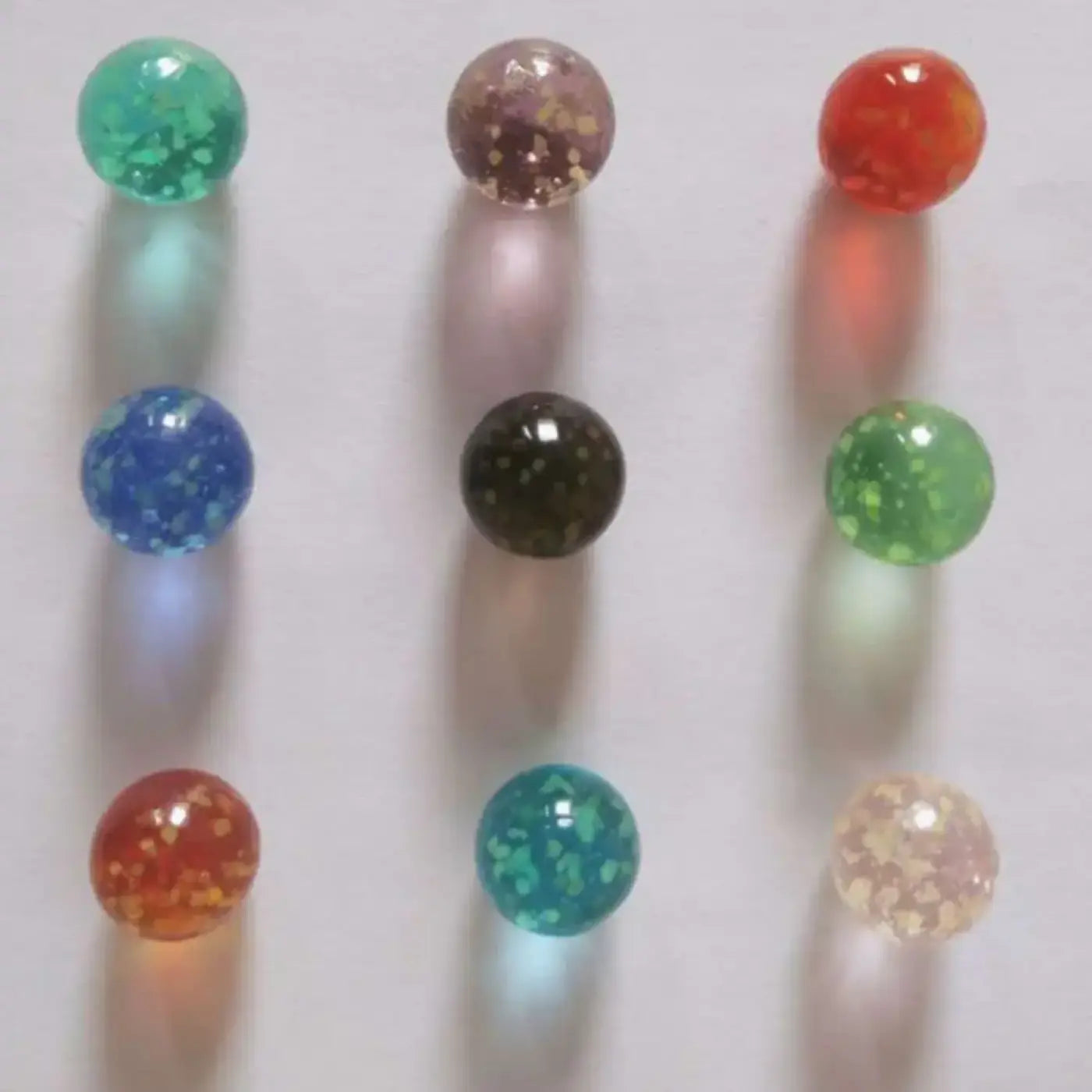 The Ball Depot : 10Pcs Luminous Glass Marble Ball