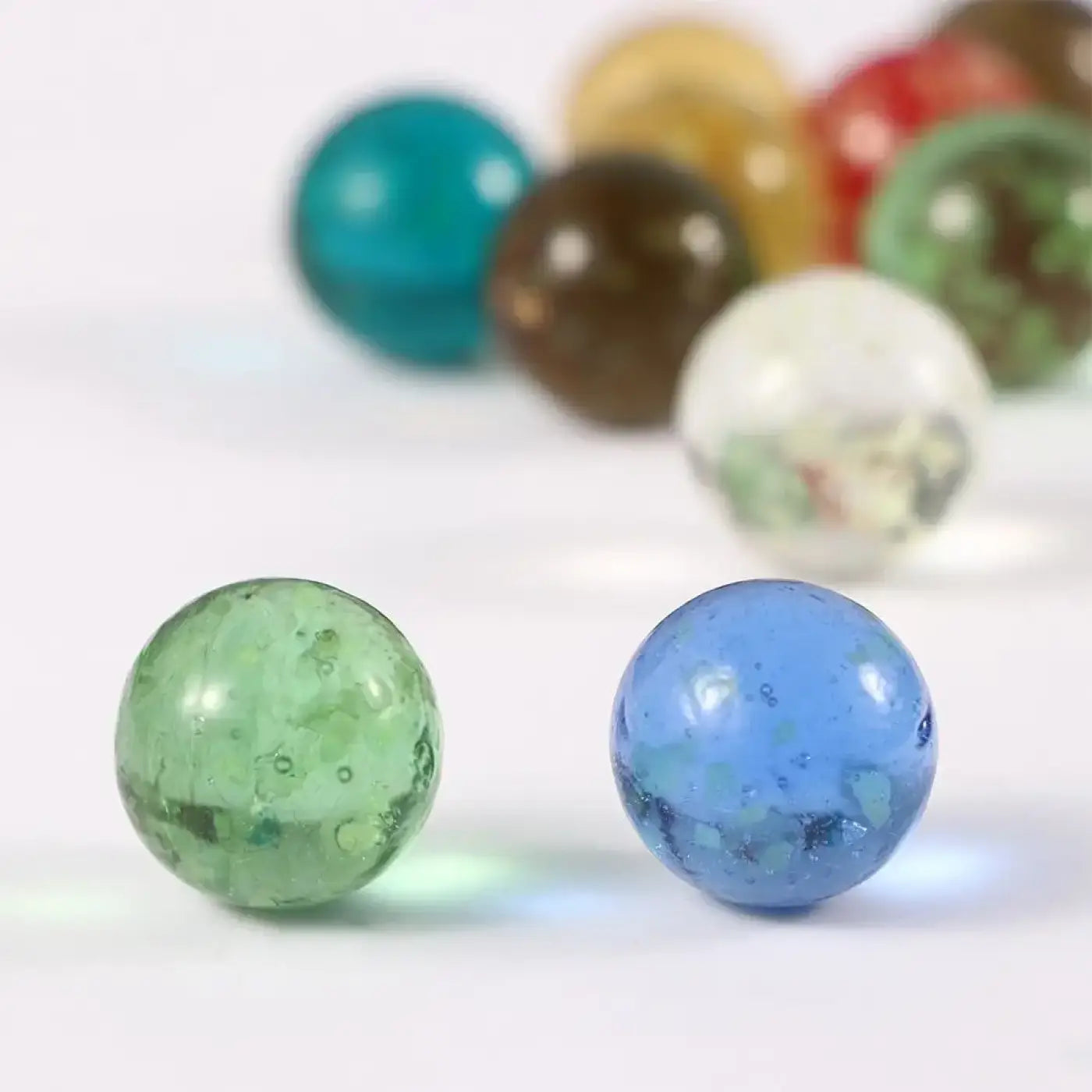 The Ball Depot : 10Pcs Luminous Glass Marble Ball