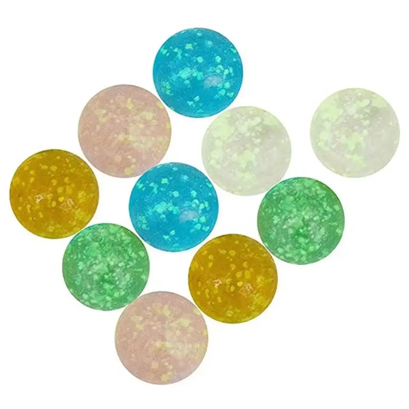 The Ball Depot : 10Pcs Luminous Glass Marble Ball