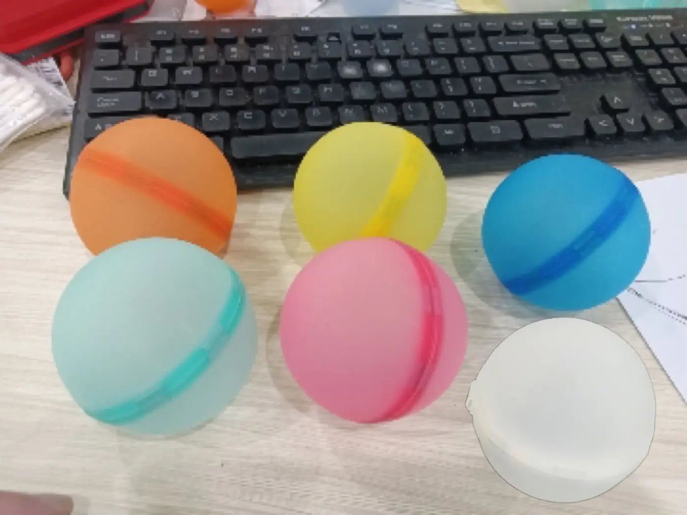 The Ball Depot water ball: 12/20/24/50 pc Silicone Water Fight Ball