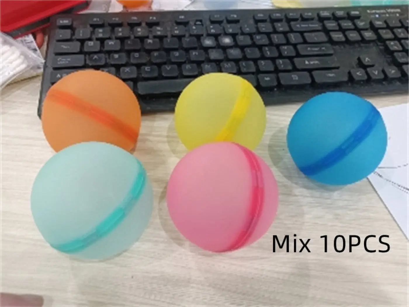 The Ball Depot water ball: 12/20/24/50 pc Silicone Water Fight Ball