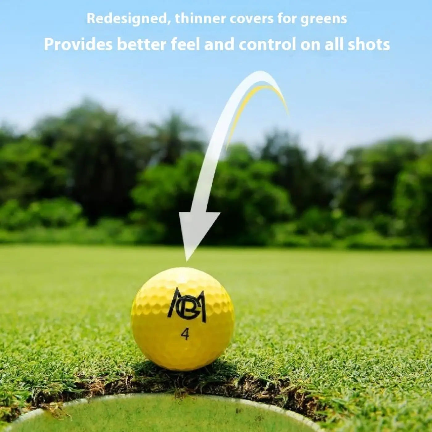 The Ball Depot golf ball: 12pc Color Practice Golf Ball