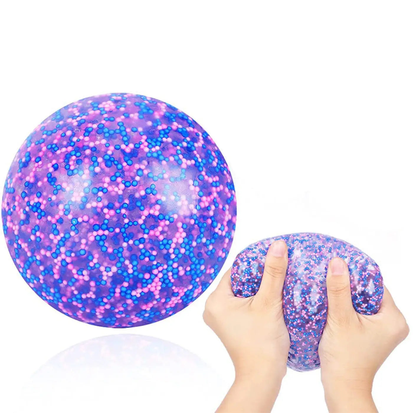 The Ball Depot stress balls: 12pcs Soft Rubber Vent Squeezing Foam Bead Ball