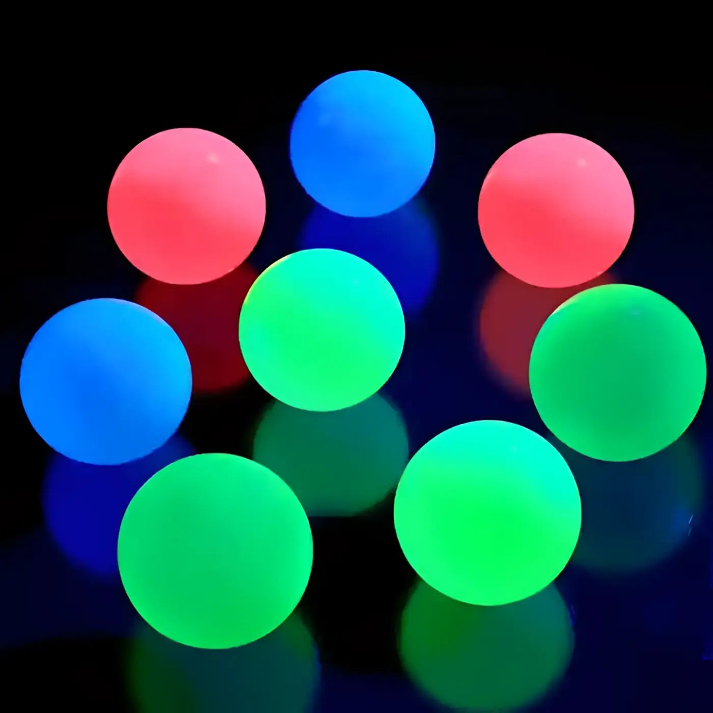 The Ball Depot glow bounce ball: 150pc Dream Balls Glow in The Dark