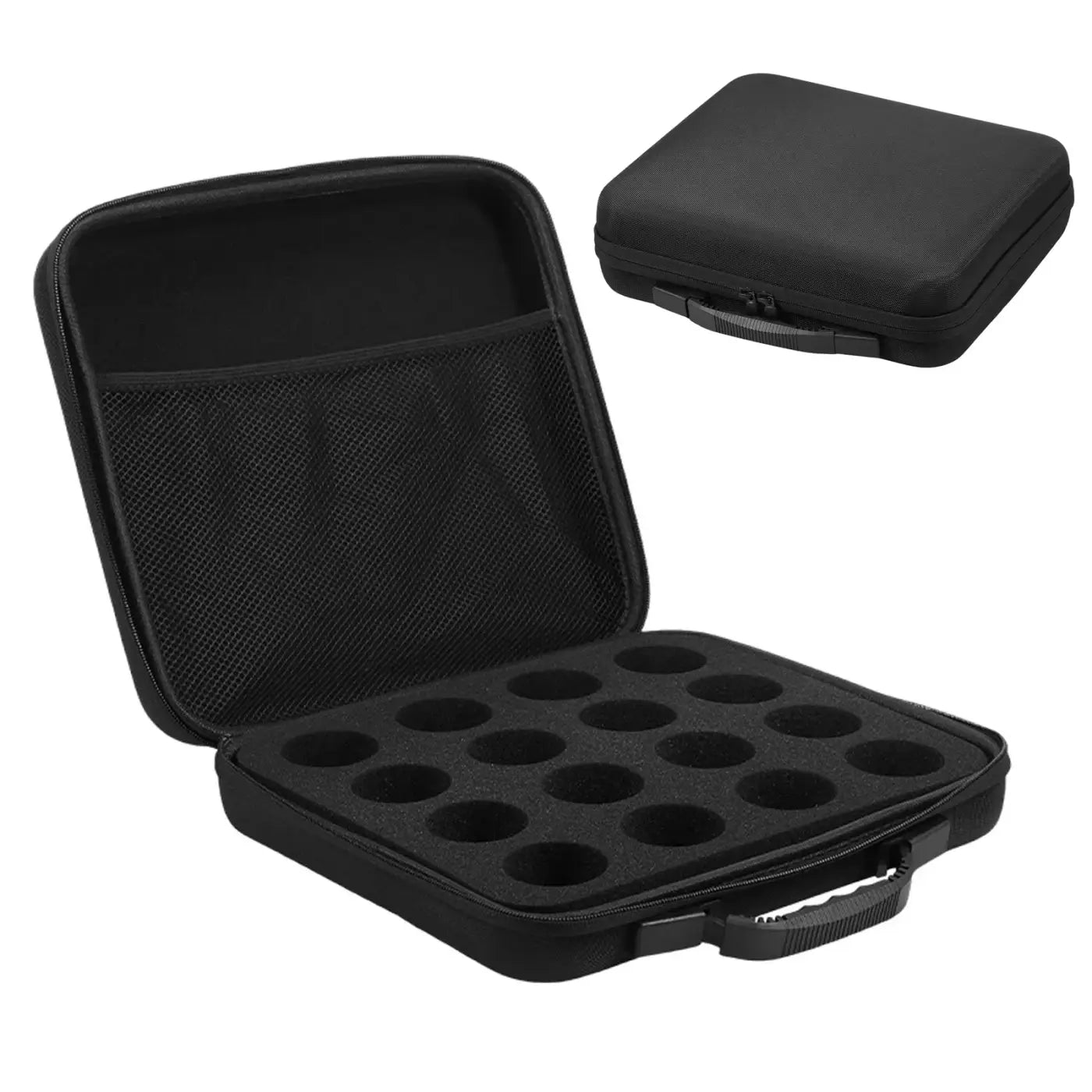 The Ball Depot pool ball case: 16 Holes Billiard Balls Bag with Carry Handle