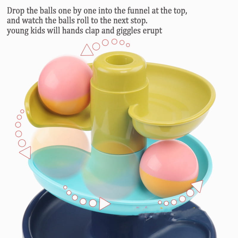 Baby Puzzle Fun Track Sliding Balls