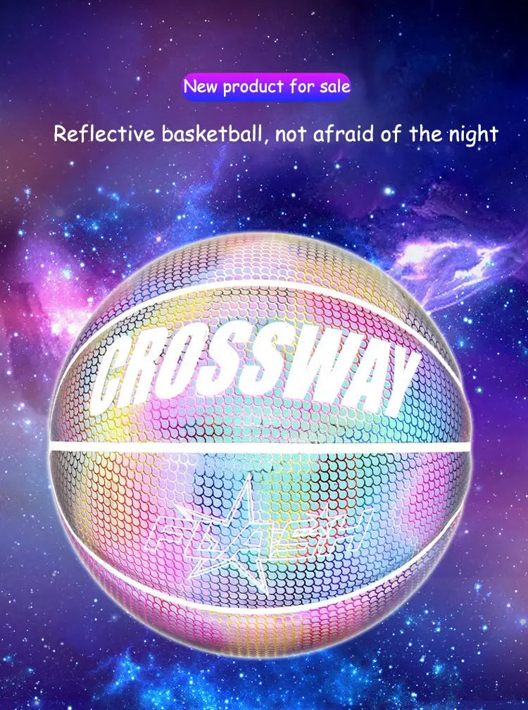 Luminous Reflective Basketball - angle 1