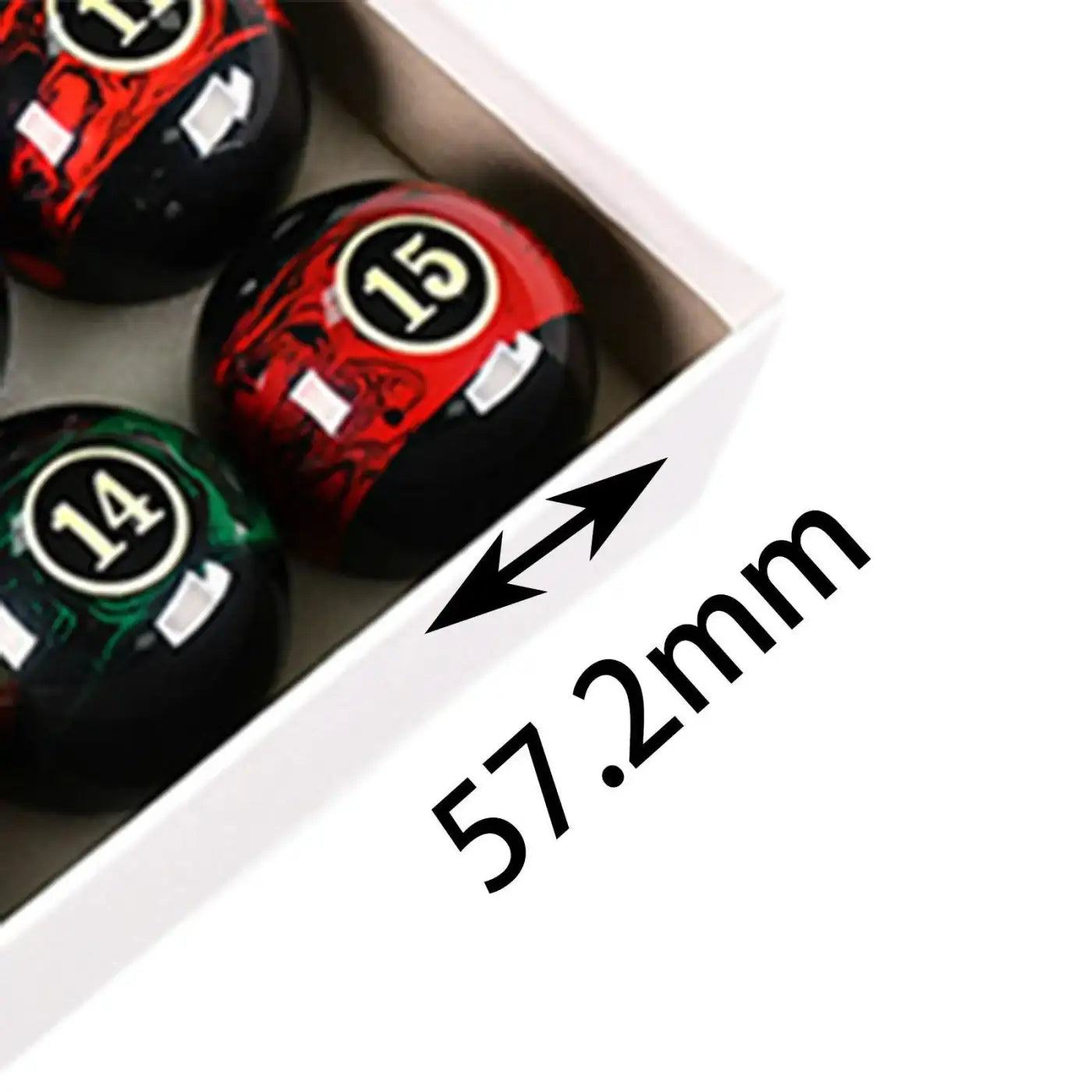 The Ball Depot : 16x Pool Table Balls Resin Balls Billiards