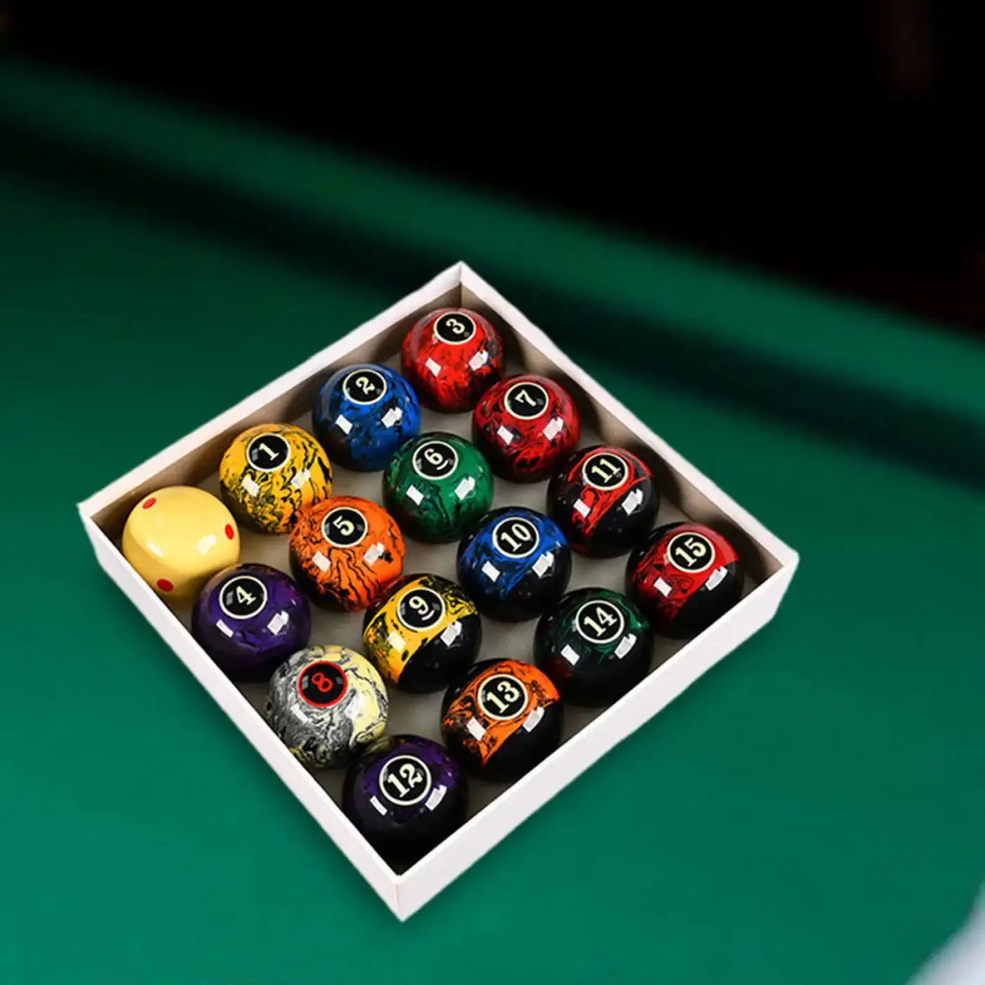 The Ball Depot : 16x Pool Table Balls Resin Balls Billiards