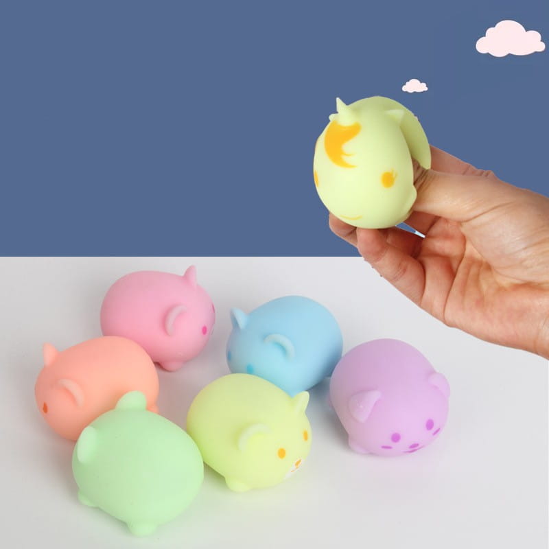 Luminous Tofu Stress Relief Cat Ball