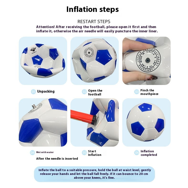 Standard No. 5 PVC Machine Sewn Soccer Ball