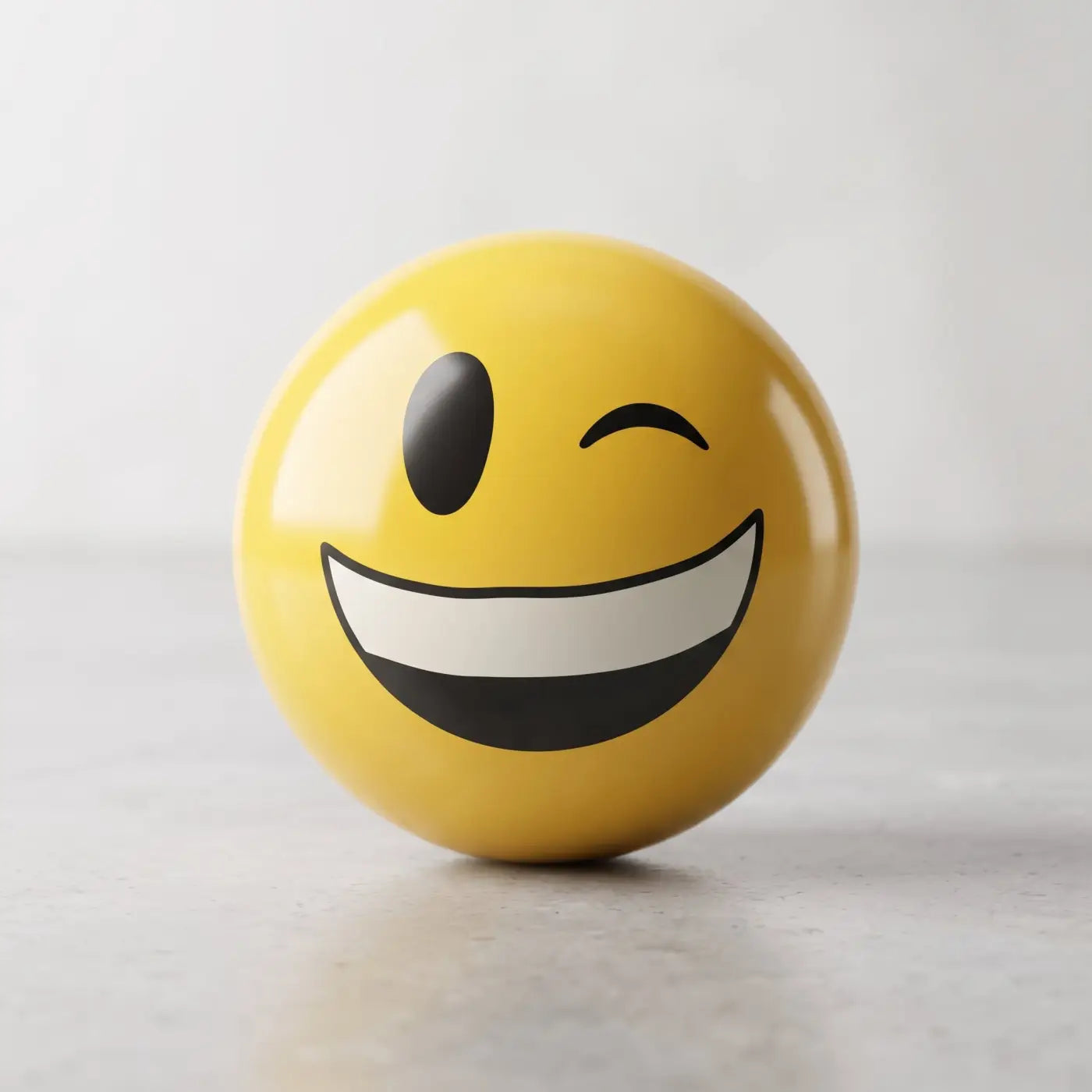 La Luna Bella - Toys kids balls: 18" EMOTICON VINYL BALL