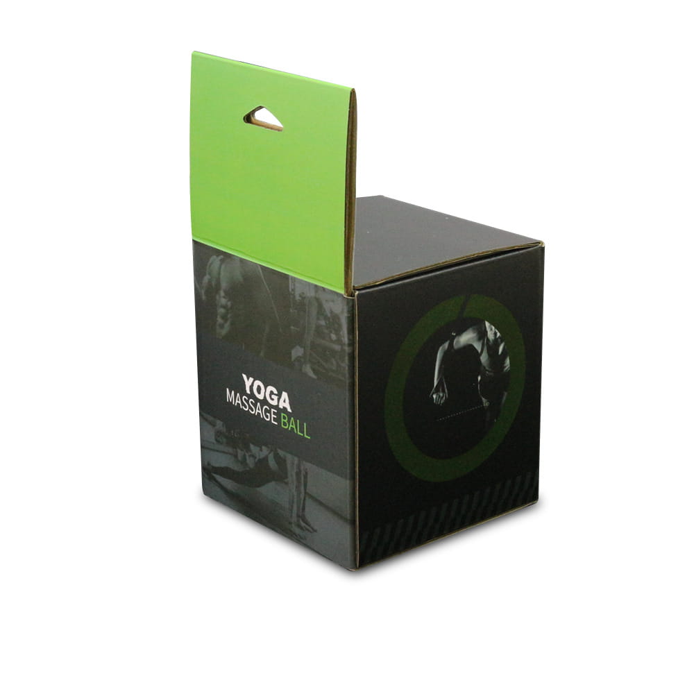 Black lime green box for Silicone Fascia Electric Massage Yoga Ball