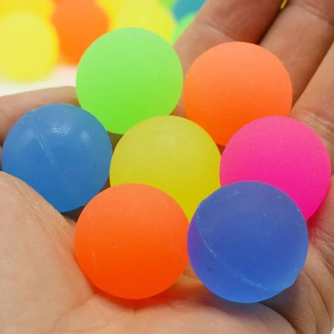 The Ball Depot bouncy ball: 1PC Colorful Bouncing Rubber Balls
