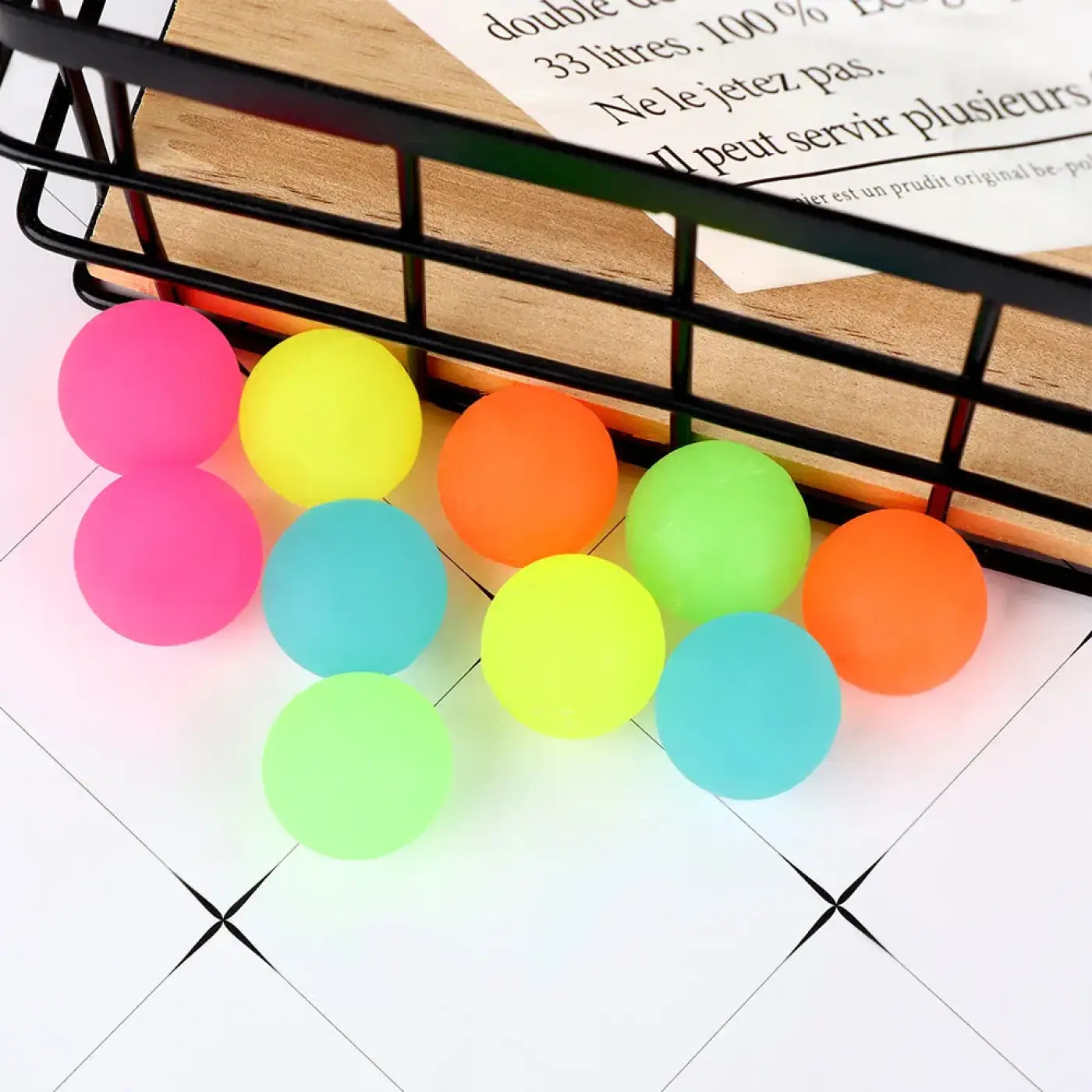 The Ball Depot bouncy ball: 1PC Colorful Bouncing Rubber Balls