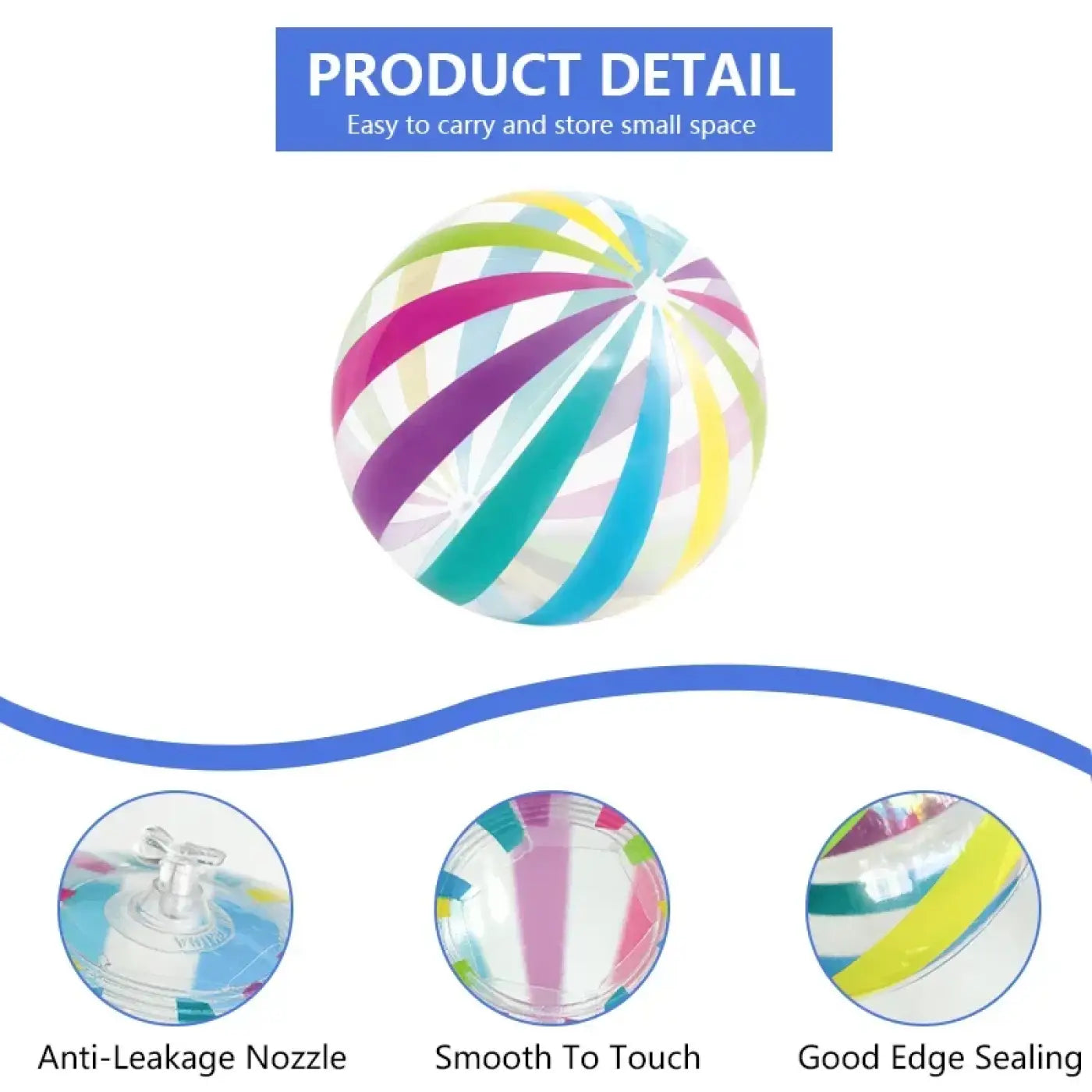The Ball Depot beach ball: 1pcs 15.35Inch/40CM Inflatable Beach Ball